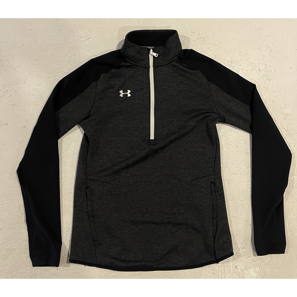 Under Armour Qualifier‎ Hybrid 1/2 Zip Pullover Women's S Gray Heather Colgear